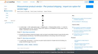 
                            9. Woocommce product vendor - Per product shipping : import csv ...