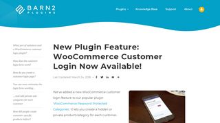 
                            5. WooCommerce Customer Login Plugin Now Available | Barn2 Media