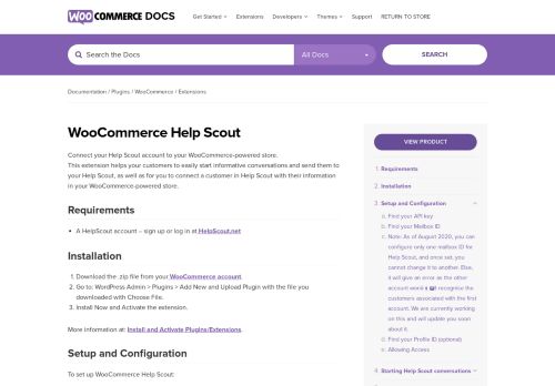 
                            8. WooCommerce Help Scout - WooCommerce Docs