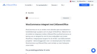 
                            7. WooCommerce integrert mot 24SevenOffice - 24SevenOffice Norge