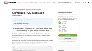 
                            7. WooCommerce Lightspeed Point of Sale - WooCommerce