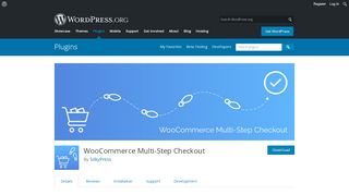 
                            1. WooCommerce Multi-Step Checkout | WordPress.org