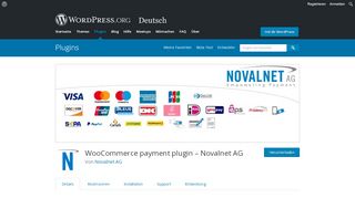 
                            10. WooCommerce payment plugin – Novalnet AG | WordPress.org