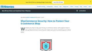 
                            10. WooCommerce Security: How to Protect Your Shop - iThemes