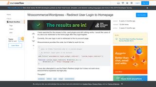 
                            4. Woocommerce/Wordpress - Redirect User Login to Homepage - Stack ...