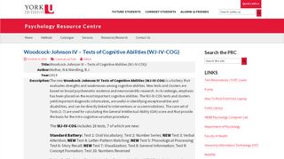 
                            10. Woodcock-Johnson IV – Tests of Cognitive Abilities (WJ-IV-COG ...