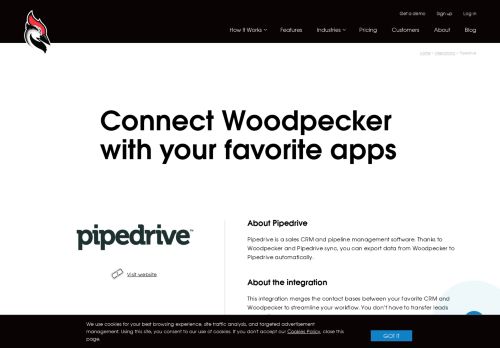 
                            13. Woodpecker.co - Integrate Woodpecker and Pipedrive