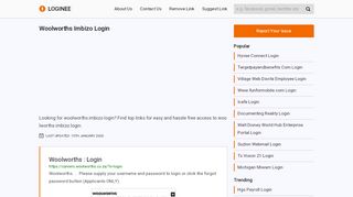 
                            9. Woolworths Imbizo Login