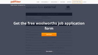 
                            10. Woolworths Vacancies Application Form - PDFfiller