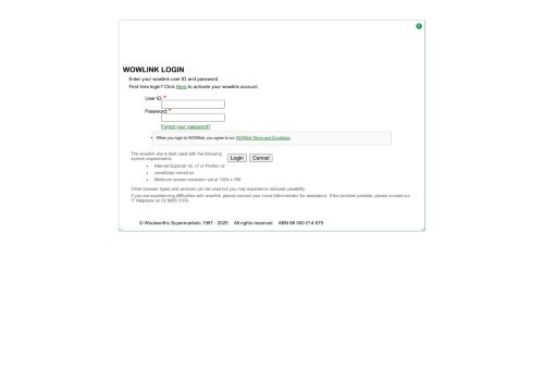 
                            8. Woolworths wowlink | Login