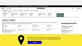 
                            11. Woori Bank: Company Profile - Bloomberg