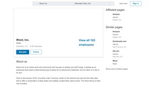 
                            13. Woot, Inc. | LinkedIn