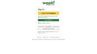 
                            12. Woot Sign In