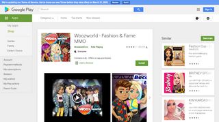 
                            2. Woozworld - Fashion & Fame MMO - Apps on Google Play