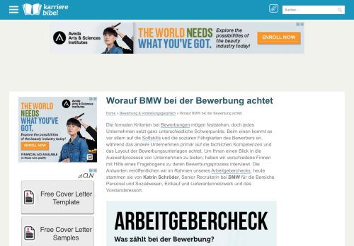 
                            5. Worauf BMW bei der Bewerbung achtet | karrierebibel.de