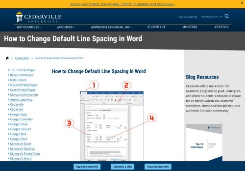 
                            6. Word: Change Default Line Spacing - Help Pages - Information ...