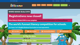 
                            2. Word Mania Global 2018 by LiteracyPlanet