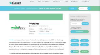 
                            10. Wordbee | Slator