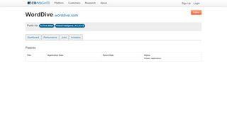 
                            13. WordDive Patents - CB Insights