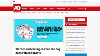 
                            10. Worden uw leerlingen voor één dag baas van een krant? | Binnenland ...