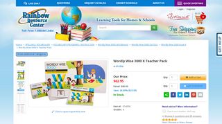 
                            13. Wordly Wise 3000 K Teacher Pack, Educators Publishing Service ...