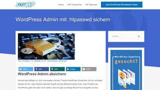 
                            2. Wordpress Admin mit .htpasswd sichern - FastWP