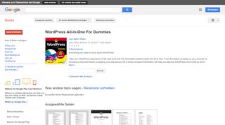 
                            12. WordPress All-in-One For Dummies - Google Books-Ergebnisseite