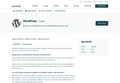 
                            5. WordPress App Integration with Zendesk Support