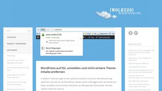 
                            9. Wordpress auf SSL umstellen und nicht-sichere Theme-Inhalte ...