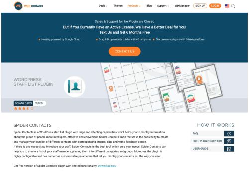 
                            8. Wordpress Contact and Staff List Plugin - Web-Dorado