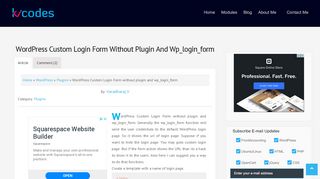 
                            7. WordPress Custom Login Form without plugin and wp_login_form ...