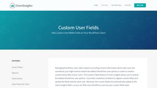 
                            13. WordPress Custom User Fields - Users Insights