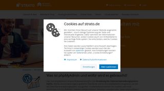 
                            3. WordPress-Datenbanken verwalten mit phpMyAdmin | STRATO