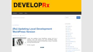 
                            5. WORDPRESS – DevelopRx