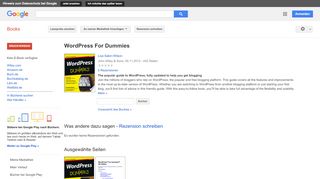 
                            9. WordPress For Dummies