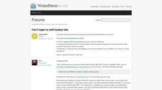 
                            3. WordPress for iPhone Forums » Can't login to self hosted site