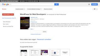 
                            13. WordPress for Web Developers: An Introduction for Web Professionals