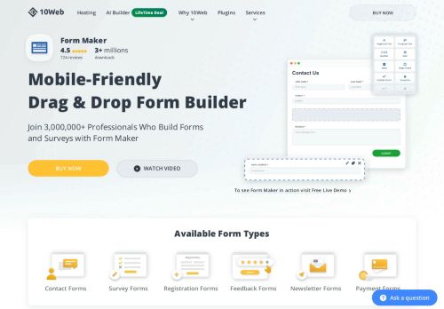 
                            10. WordPress Form Builder Add-on | User Registration - Web-Dorado