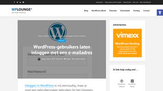 
                            8. WordPress gebruikers laten inloggen met een e-mailadres - WPLounge