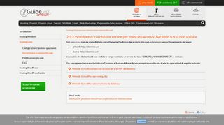 
                            2. WordPress - Guide hosting.aruba.it