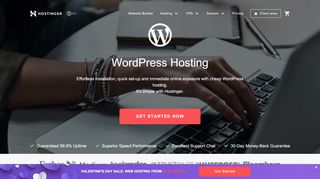 
                            7. WordPress Hosting | 4X Faster | Unlimited Bandwidth ... - Hostinger