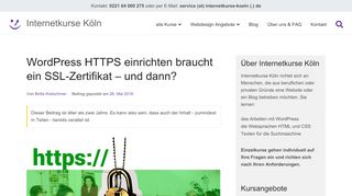 
                            5. WordPress HTTPS einrichten braucht SSL-Zertifikat - und dann?