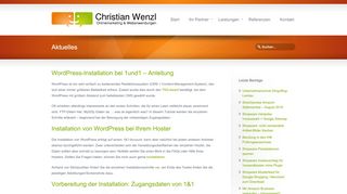 
                            12. Wordpress-Installation bei 1und1 – Anleitung – Onlinemarketing ...