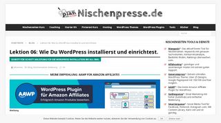 
                            6. Wordpress installieren: 1-Klick-Installation oder manuell