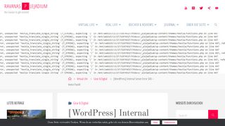 
                            2. [Wordpress] Internal Server Error 500 - Keine Panik!