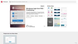 
                            4. Wordpress login form PSD | Web Design/Coding Tips | Login form ...