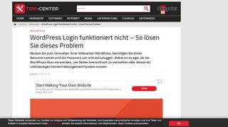 
                            1. WordPress Login funktioniert nicht – Lösen Sie das Problem ...