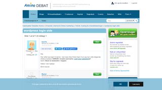 
                            11. wordpress login side - Amino.dk