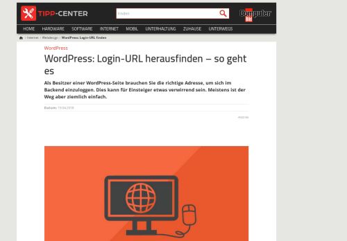 
                            5. WordPress: Login-URL finden | TippCenter