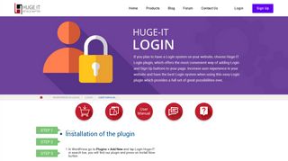 
                            7. WordPress Login User Manual - Huge-IT